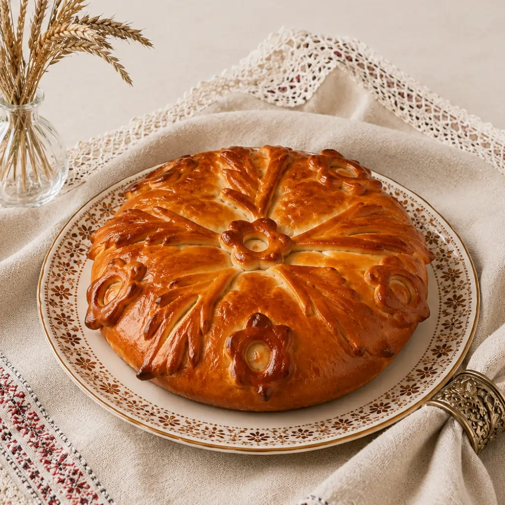 С мясом и капустой