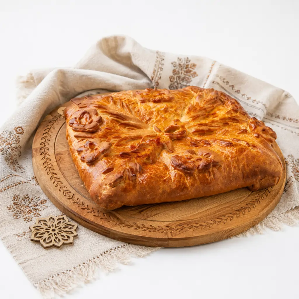 Красная рыба с капустой