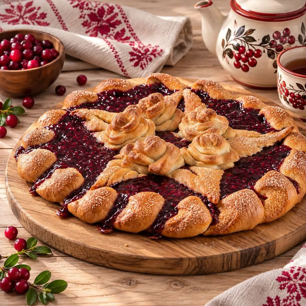 Пирог Клюквенный